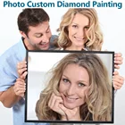 Алмазная 5D картина стразы, фото на заказ, полноразмернаякруглая мозаика, вышивка крестиком, домашний декор