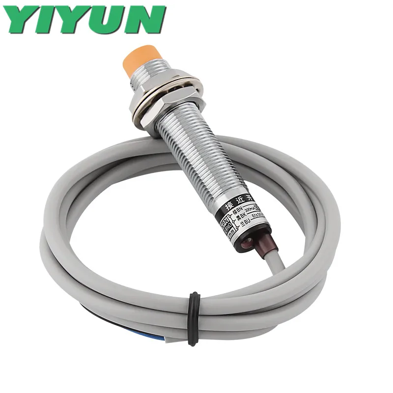 

Индуктивный бесконтактный переключатель LJ12A3-4-J 220 В, двухпроводный нормально закрытый металлоиндукционный датчик M12