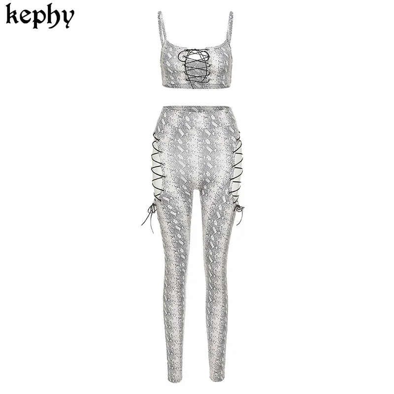 

2021 Summer new women's belt vest sexy strap hollow trousers casual bra suit women two piece set women for summer