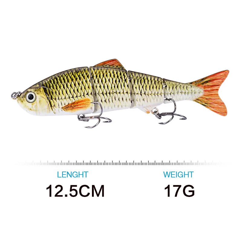 2020 мульти Соединенные Swimbaits 125 мм/17 г рыболовные приманки наживки приманка для