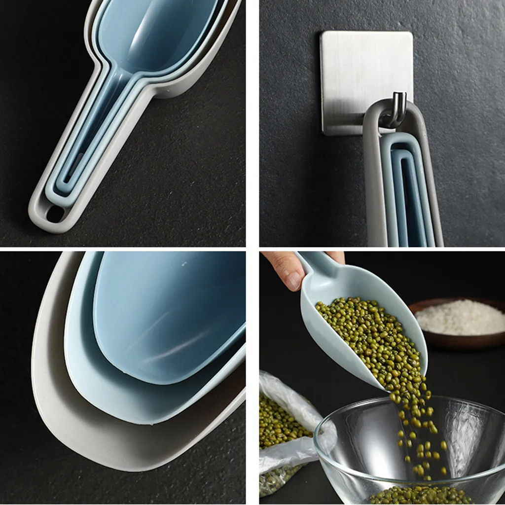 Многофункциональный пищевой комплект лопат 3 пластиковый совок ледяной буфет