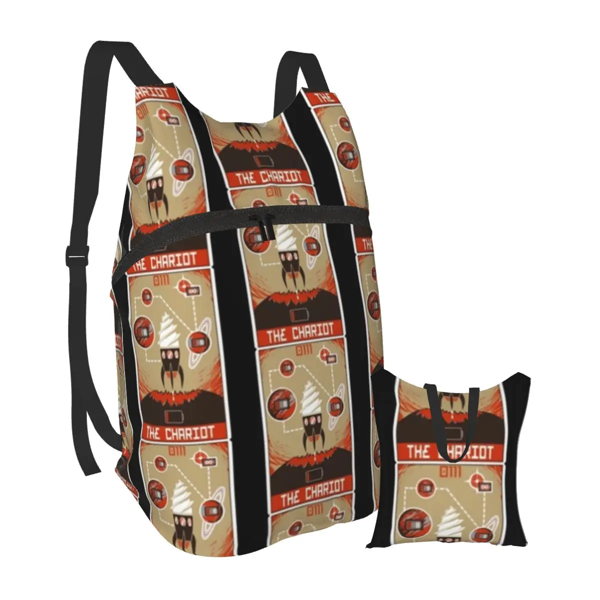 

Tarot Backpacks Charm foldable Business Backpack Unisex Durable Bags