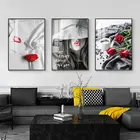 Современная черно-белая декоративная настенная Картина на холсте, плакат с принтом, скандинавский декор, картина для гостиной, спальни, домашний художественный Декор