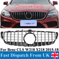 magickit for mercedes benz w218 cls cls500 cls550 front grille wcamera hole gtr 2015 18