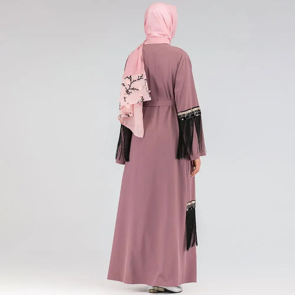 Рамадан Абая для женщин мусульманский хиджаб платье Caftan кимоно кардиган Abaya