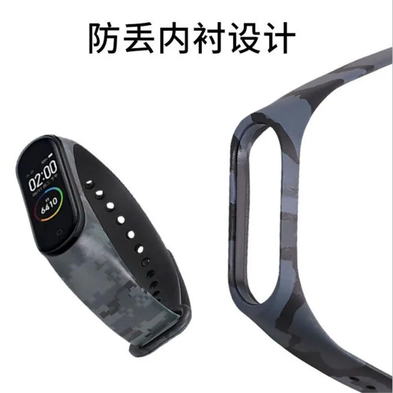 

Camouflage Strap For Xiaomi Mi Band 4 Smart Band Accessories Case For Xiaomi Miband 4 Smart Wristband Strap Spot Goods Band