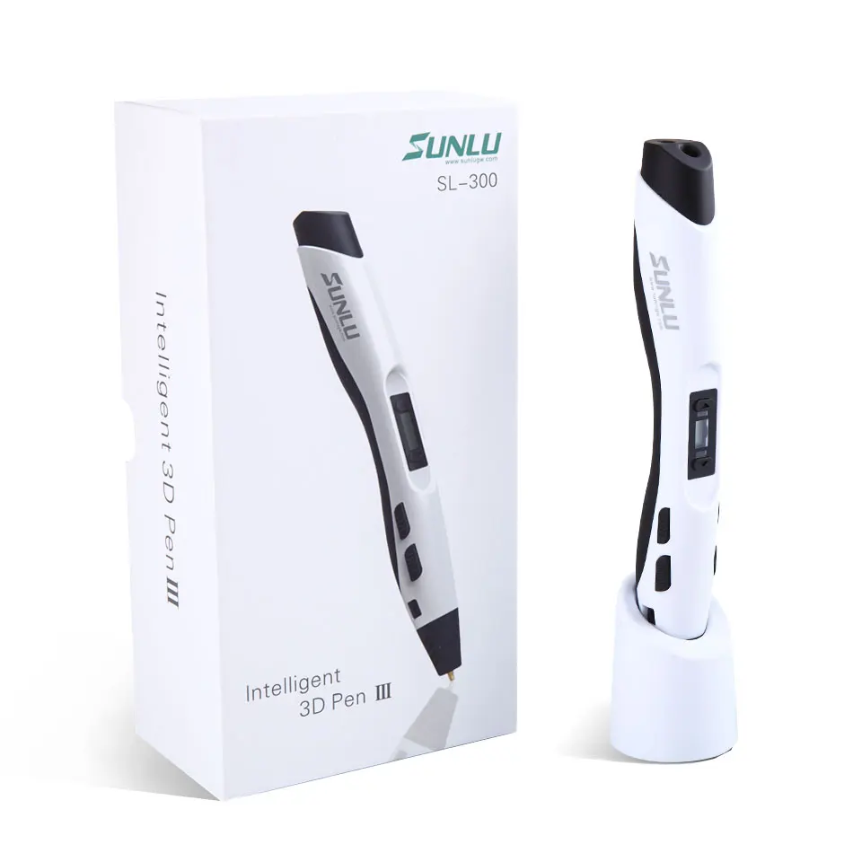 SUNLU 3D печатная ручка SL-300 для Рождественский подарок ребенку интеллигентая (ый)