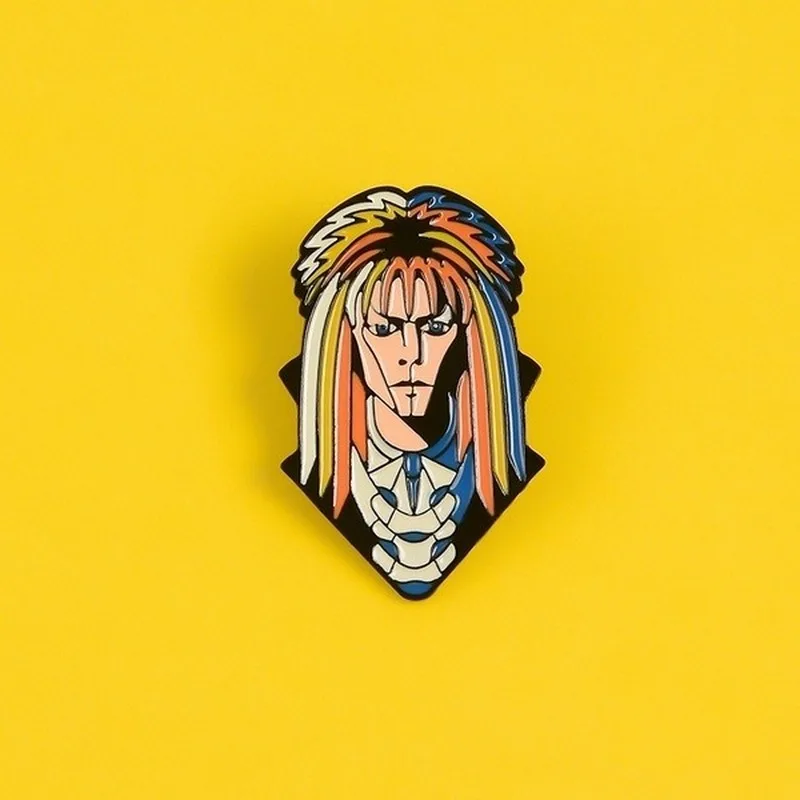 Классическая эмалированная брошь в стиле фильма Лабиринт Джарет короля гоблинов