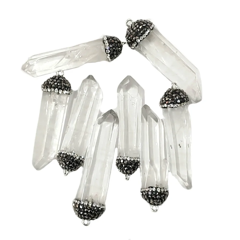 Натуральный Подвеска из камня и хрусталя тщательная работа Изысканное