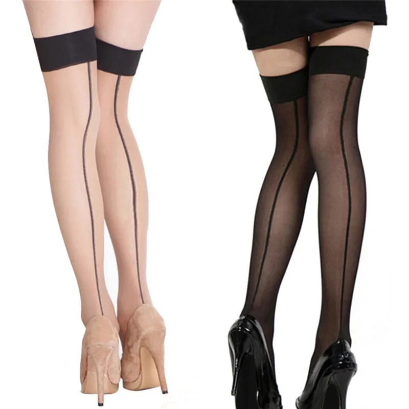 

Women Lady Tigh Stockings Pantyhose 2 Colors Stylish Retro Sexy Jacquard Backside Line English Love Letter Tattoo Tights