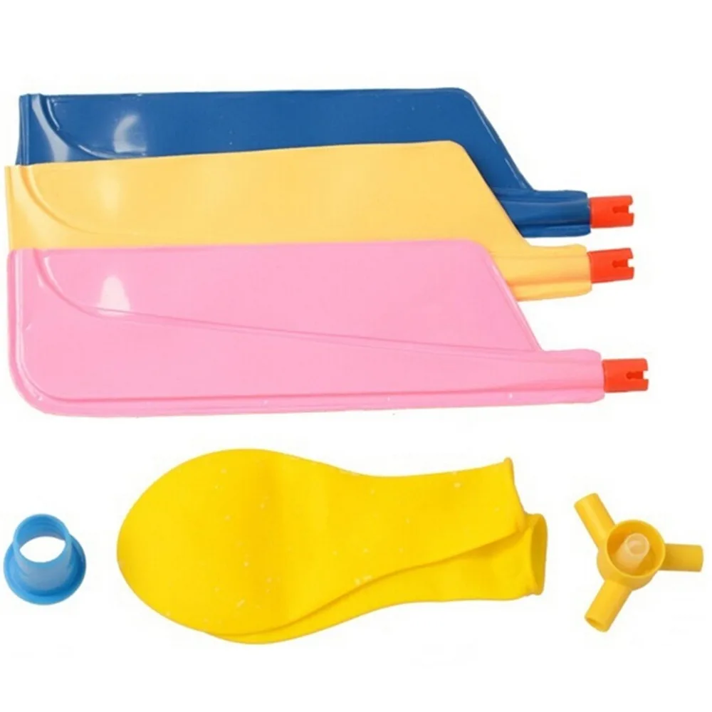 Helic&oacute;ptero de globos para ni&ntilde;os, juguete volador de relleno, de colores aleatorios, cl&aacute;sico, sin materiales, para fiesta de beb&eacute;, Deportes Al aire libre, 1 unidad-0