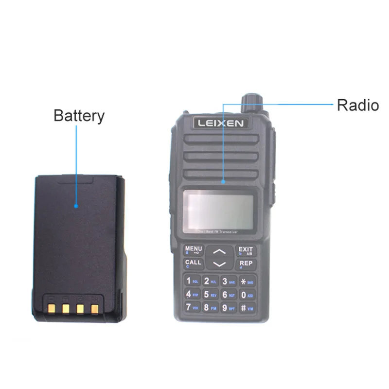 LEIXEN аккумулятор Li ion 4000 мАч для UV-25D NOTE FM Ham радио двухстороннее Междугородная