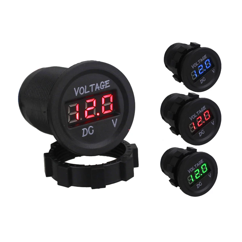 

DC 12V-24V Digital Voltage Meter Voltmeter Tester for Car Auto Motorcycle Boat ATV Truck
