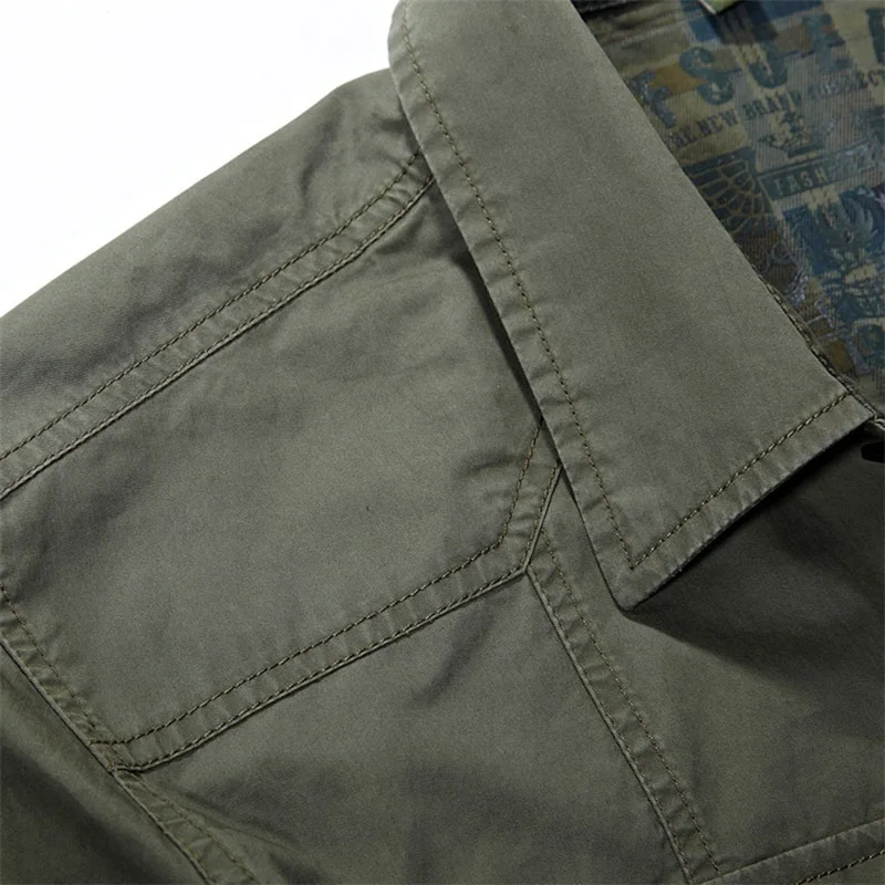 Джип сплошной цвет хлопок мужские рубашки с коротким рукавом отложным