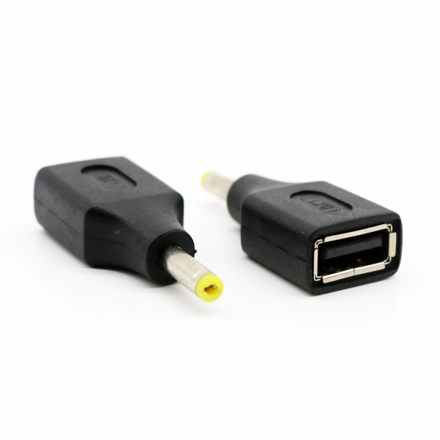 

10pcs USB 2.0 A Female to DC 4.0mm x 1.7mm Male Connector Charge Barrel Jack Power Adapter for Small DC USB Electronics Charging