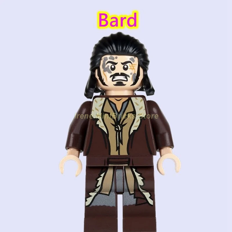 Bard Хоббит Властелин колец Bllbo Aragorn Orcs Bard eowin Ringwraith Gandalf подарки на день рождения строительные блоки игрушки для детей - Цвет: Bard