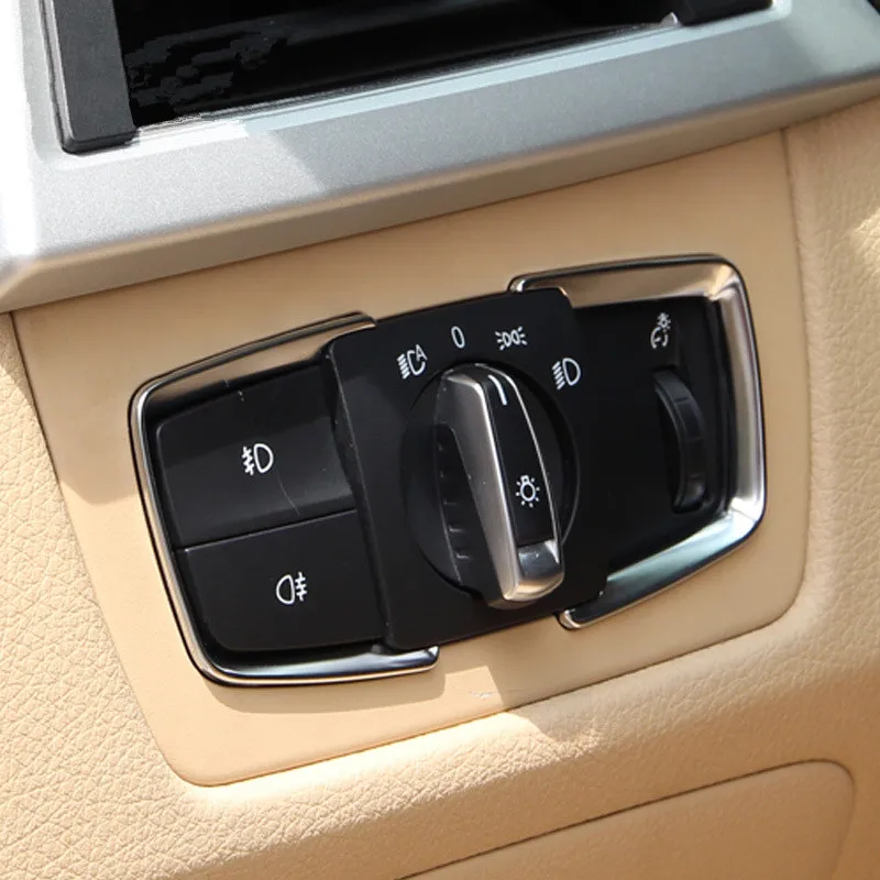 Хромированная кнопка переключателя автомобильной фары декоративная отделка