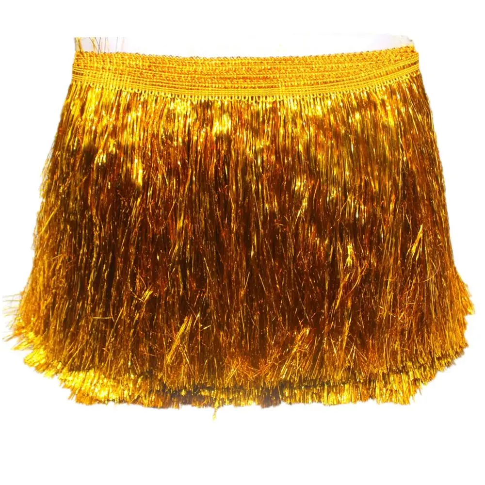 Блестящее кружево с бахромой для латиноамериканских танцев 5 ярдов длиной 20