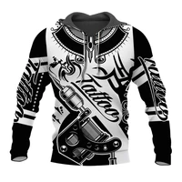 beautiful tattoo art 3d all over printed hoodie new fashion sweatshirt unisex casual zip hoodies mz611