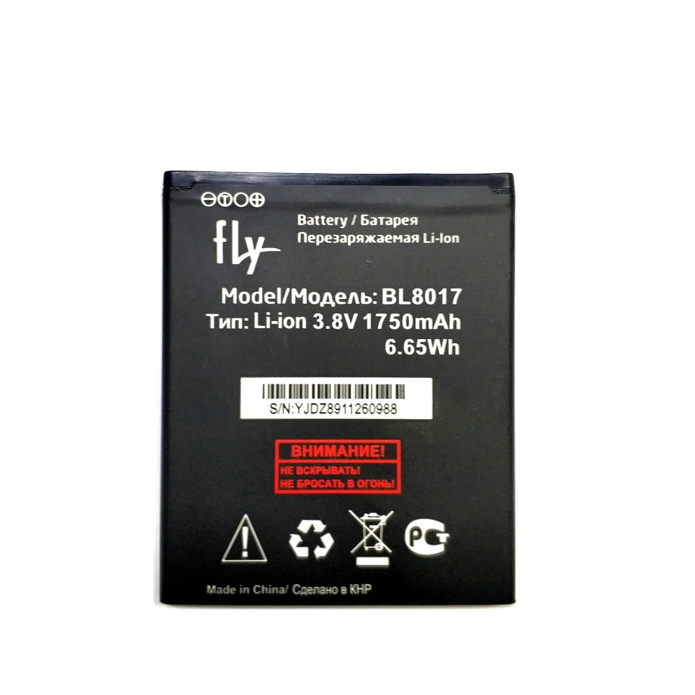 Аккумулятор для Fly BL8017 1750 8017 мАч BL мобильный телефон 1 шт. | Мобильные телефоны и