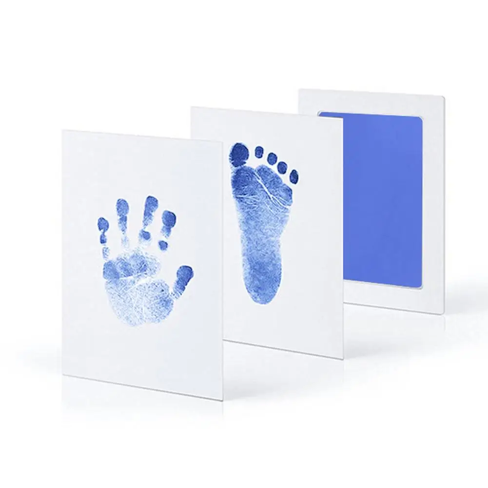 Kit de impresi&oacute;n de huella de mano para beb&eacute;, almohadilla de tinta para dedo infantil, marca de agua, modelado, arcilla, juguetes, regalos-5