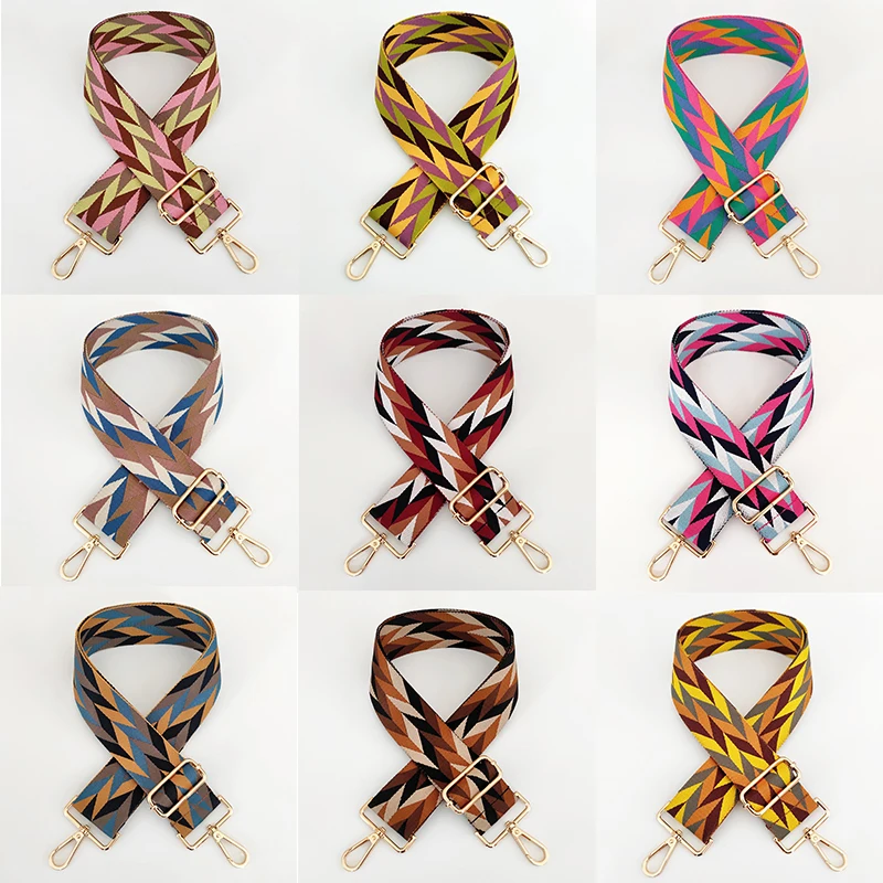 Colorful Shoulder Bags Straps 130cm Bag Accessories Women's Bags Replacement Shoulder Strap For Bag New Bag Strap For Crossbody