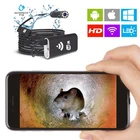 HD камера видеонаблюдения IP67 водонепроницаемый визуальный устройство для гнезда подключение Wi-Fi Мобильный телефон планшет 8LED мышка с подсветкой инструмент обнаружения