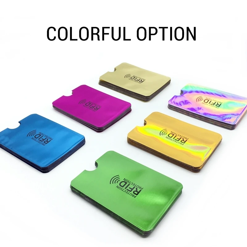 10 шт. чехол для карт с защитой от радиочастотной блокировки держатель защитный