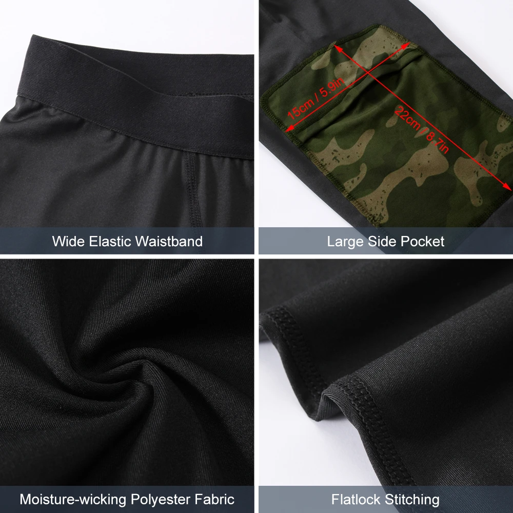 2 шт./упаковка мужские компрессионные брюки | Спорт и развлечения