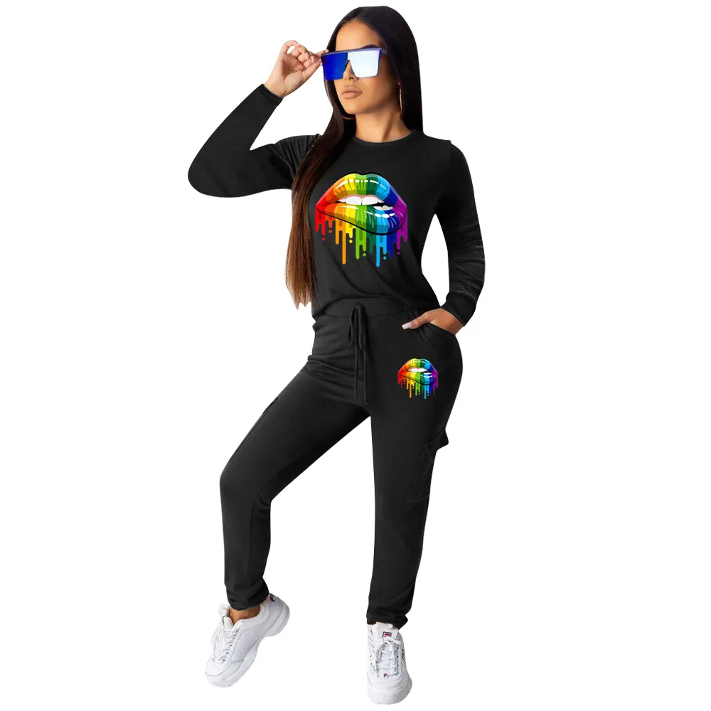 Новинка осень зима 2019 европейские и американские модные повседневные брюки из