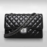 2020 european and american fashion casual tide chain lingge ladies bag wild shoulder messenger bag small square bag