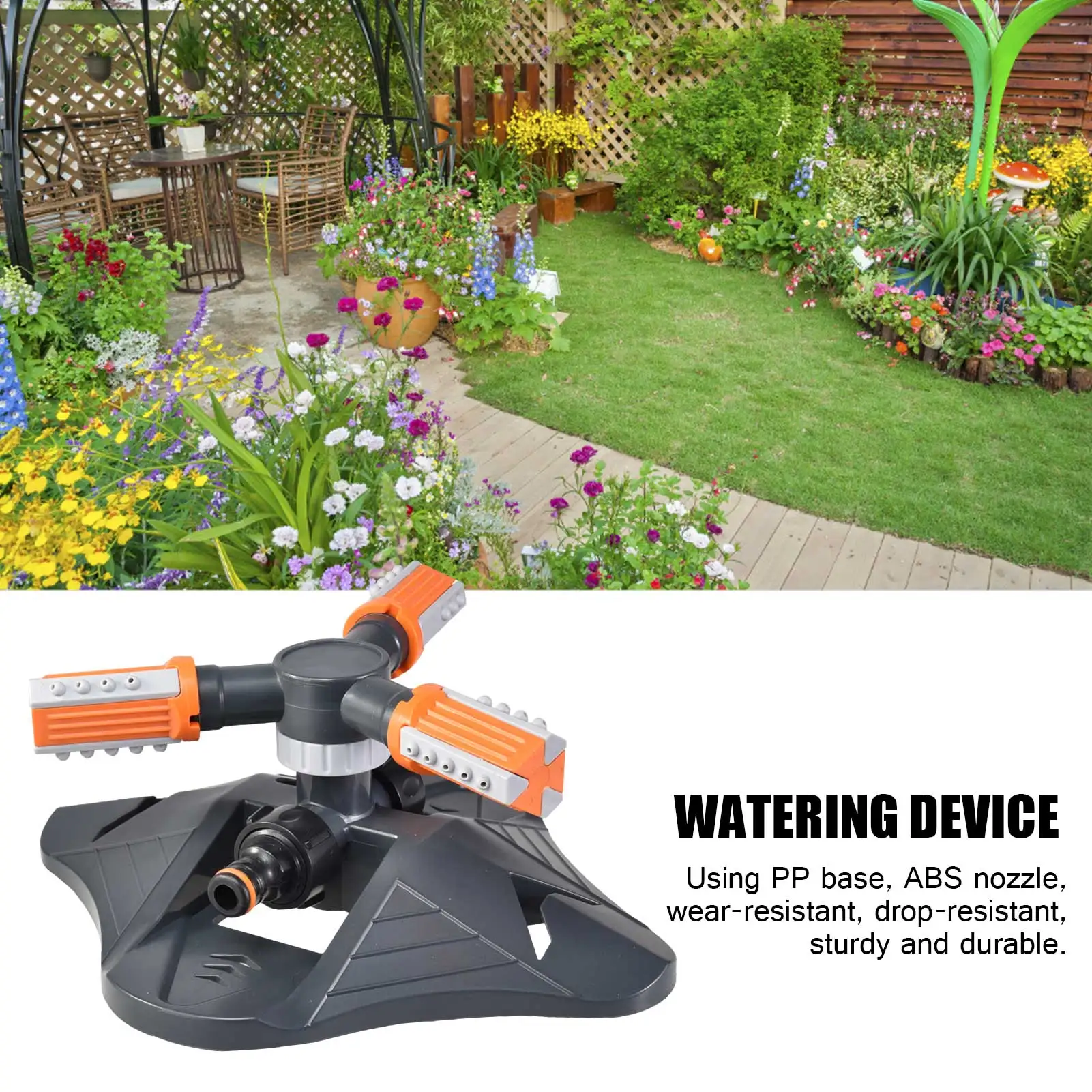 Поворотное устройство для полива газона 360 градусов | Дом и сад