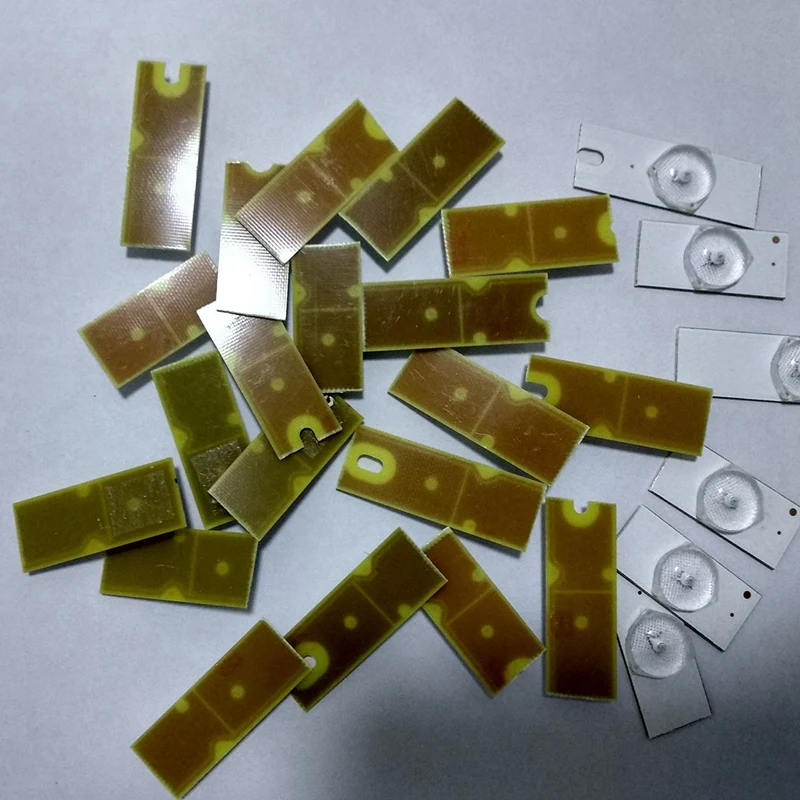 

150 Pcs SMD Lamp Beads with Optical Lens Fliter for 32-65 Inch LED TV Repair 3V & 6V