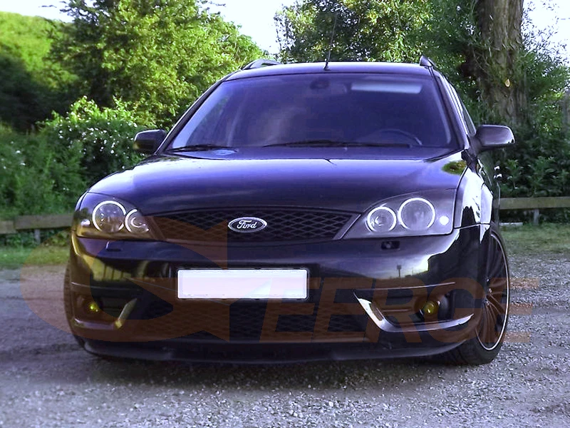 Для Ford Mondeo MK3 2000-2007 салон отличный Дневной светильник Ультра яркое освещение COB комплект светодиодов «глаза ангела»