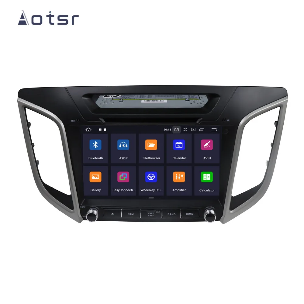 Автомагнитола AOTSR 2 Din Android 10 для Hyundai Creta IX25 2014-2019 центральный мультимедийный плеер