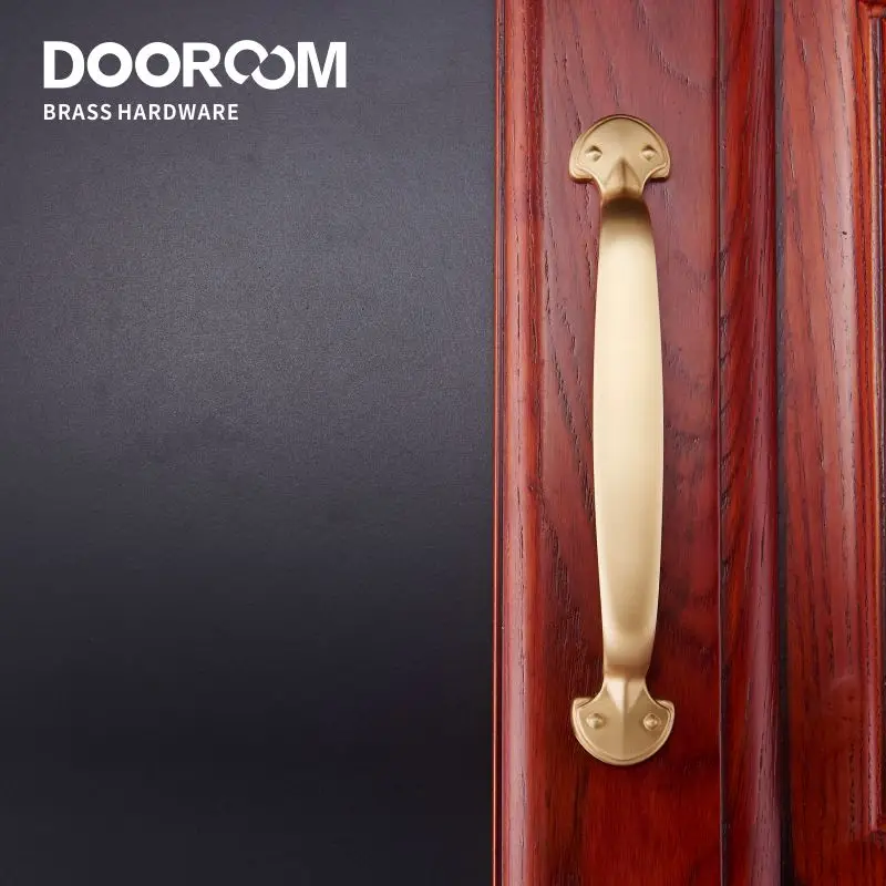 Латунные ручки Dooroom шкаф комод дверь ящик коробка для обуви мебель