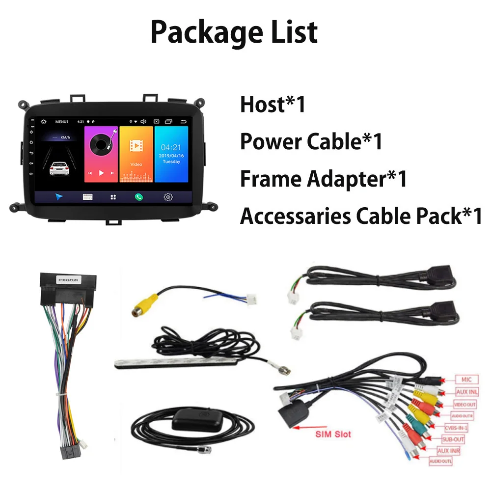 

Android 10.0 Car Radio Multimedia Video Player For KIA Carens 2012-2017 Navigation GPS Head Unit 2Din FM USB OBDII No DVD CANBUS