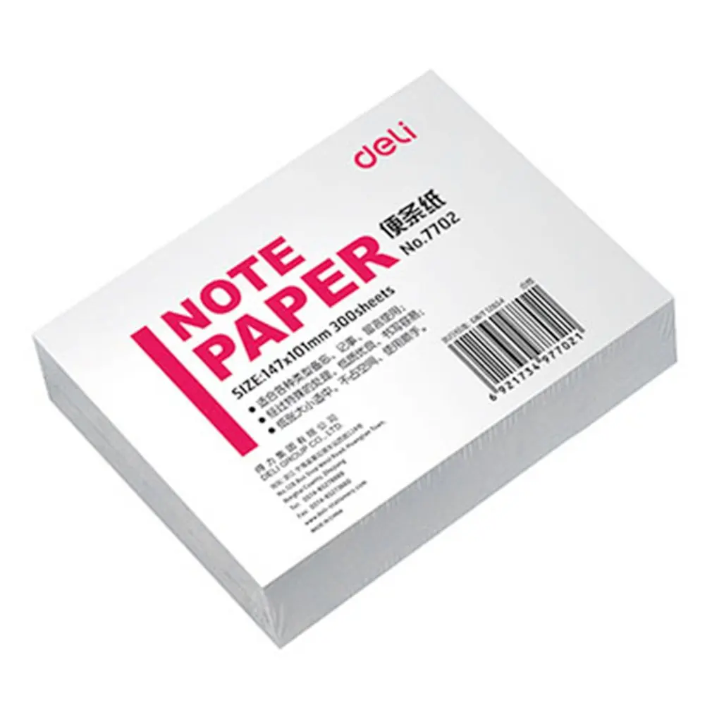 DELI 300 листов портативная бумага для заметок самоклеющаяся блокнот школы
