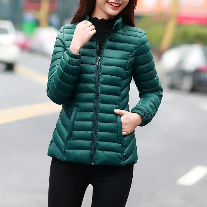 

White Duck Coat Women Ultra Light Down Jackets Slim Fit Parka Basic Jacket 2020 Winter Warm Ladies Female Outwear Plus Size