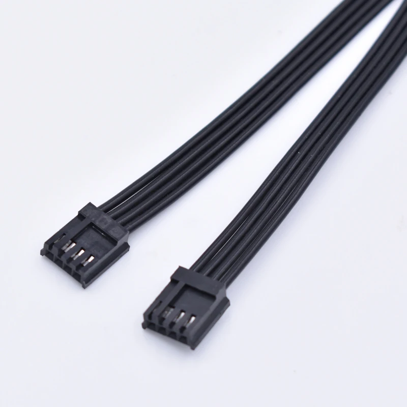 10 шт./лот 1/4 &quot4 контактный разъем Molex до 2x1/4&quot вилки для дисков FDD кабель адаптера