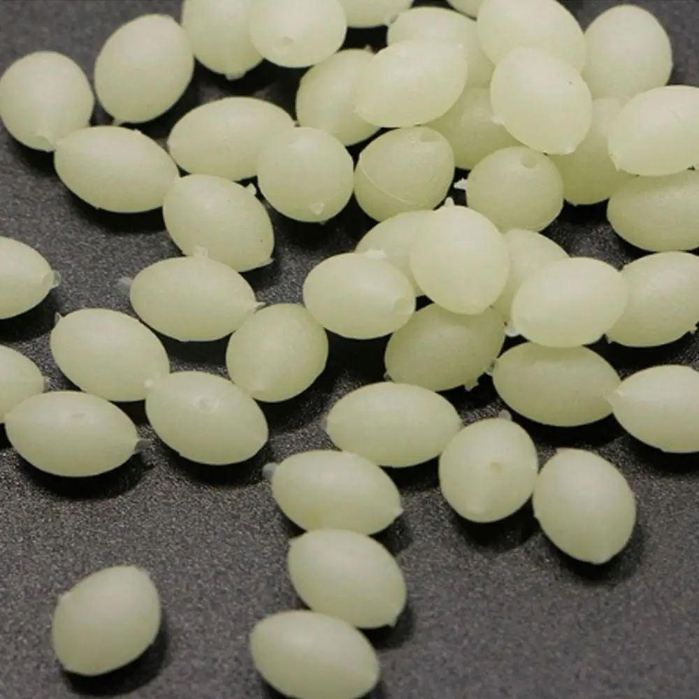 Рыболовные Бусины пластиковые прочные белые флуоресцентные рыболовные крючки