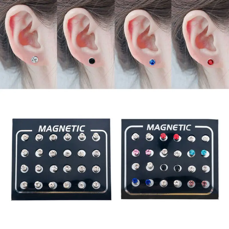 Оптовая продажа 12 пар носочков на панковский сильный магнит магнитной застежке