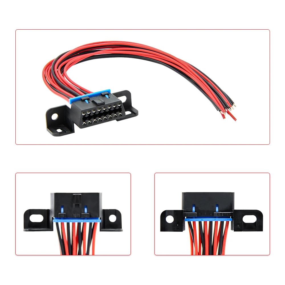 Высокое качество OBD2 Удлинительный кабель OBD 16pin папа-мама для ELM 327 V1.5 для VAG Авто диагностический инструмент сканер для OP-COM