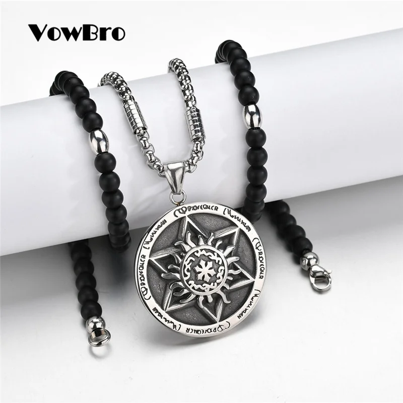 Винтажное ожерелье VowBro кулон религиозное сверхнатуральное еврейский щит Звезда