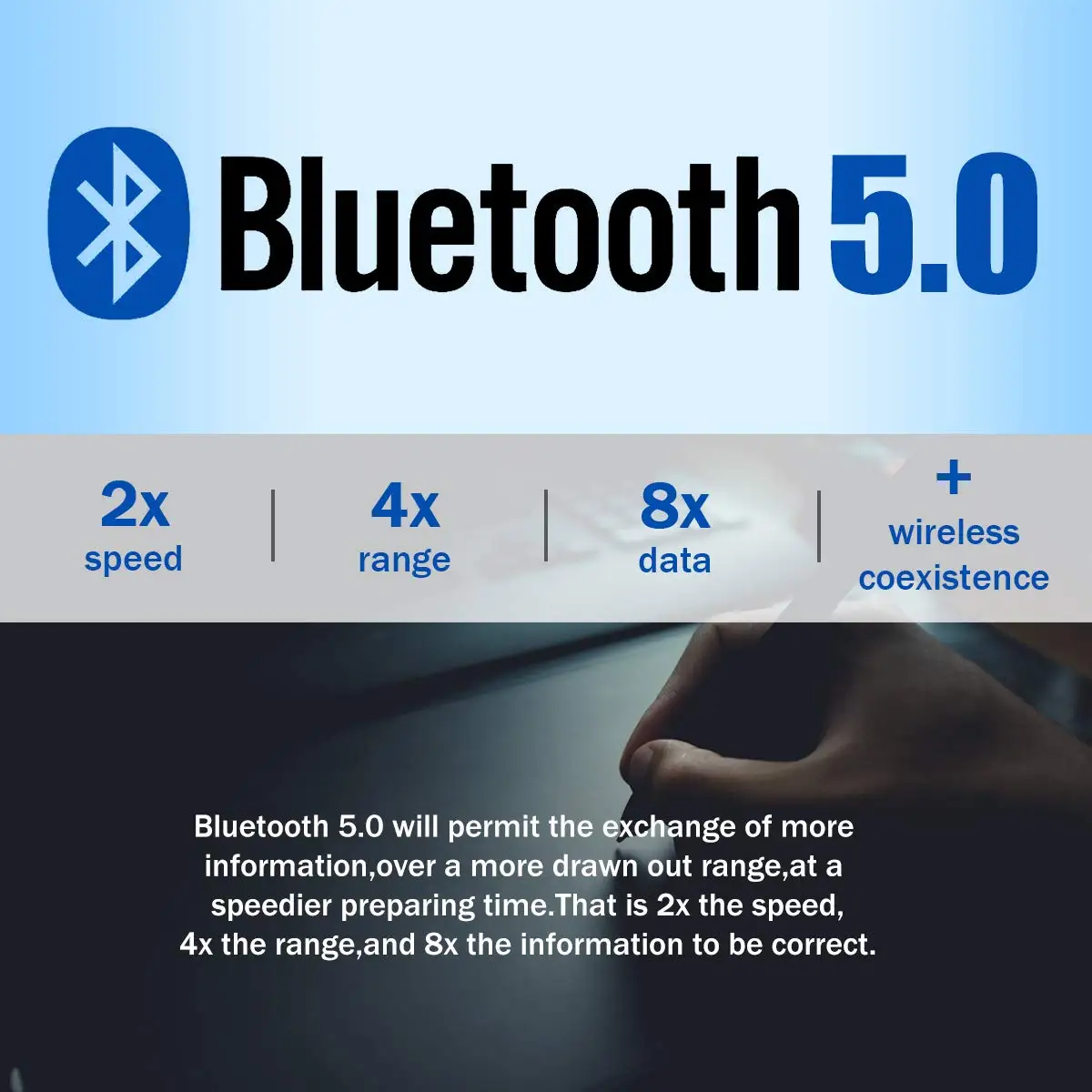 USB Bluetooth 5 0 адаптер приемник беспроводной Bluethooth Ключ 4 Музыка Мини Bluthooth передатчик