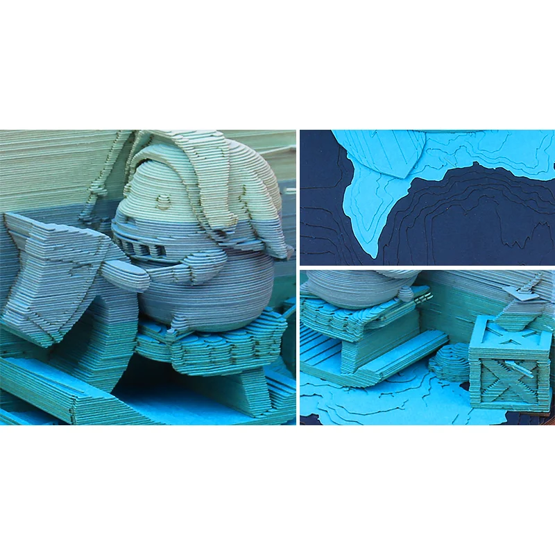 Логотип на заказ подарки рекламные роскошные 3D бумажные поделки записная книжка