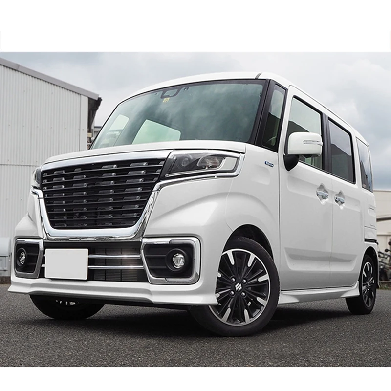 Автомобильные аксессуары Хромированная передняя решетка радиатора для Suzuki Spacia
