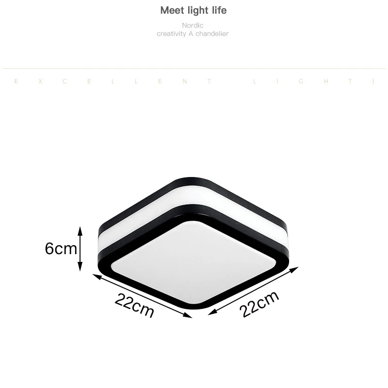 Современный светодиодный потолочный светильник коридор лампы для Спальня