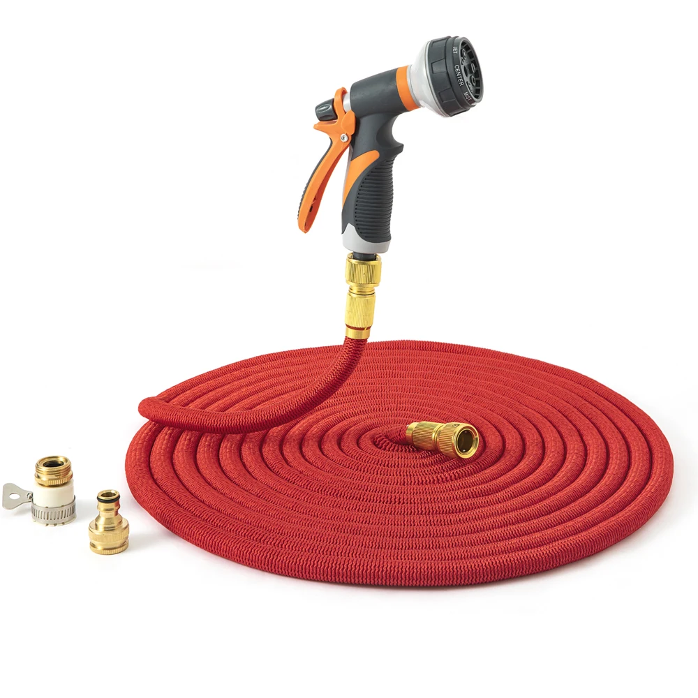 

2020 Promotion Expandable Garden Hose Stretch For Car Wash Extensible Stretchy Hose Pipe Shrinks Flexible Water Hose 1M