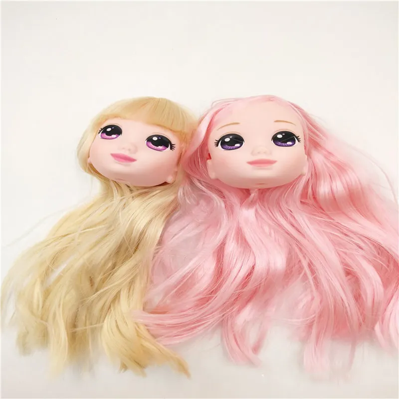 1 шт. Редкие случайный выбор цвета для куклы голова большая оригинальная головка